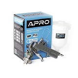 Краскораспылитель Apro 850017 НР 1.8мм в/б пластик 600мл                                            