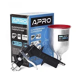 Краскораспылитель Apro 850022 НР-Max 1.5мм в/б металл 500мл                                         