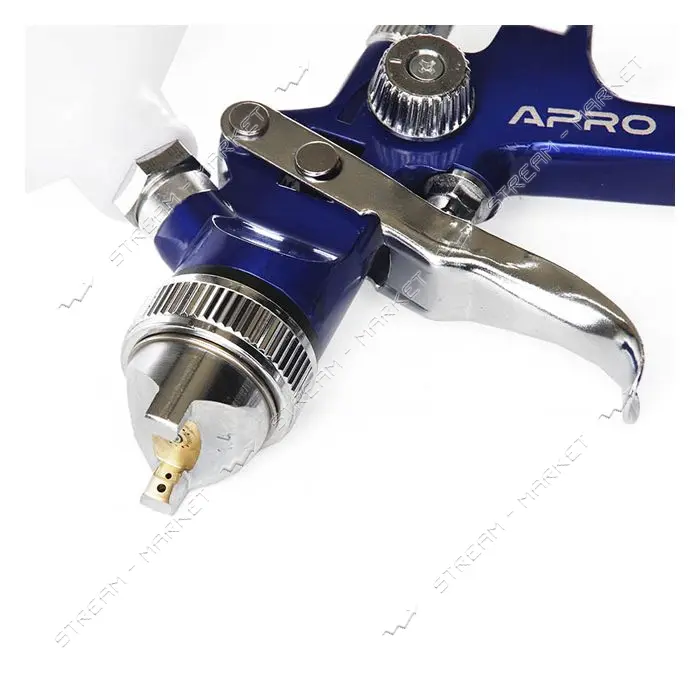 Краскораспылитель Apro 850035 НVLP 1.4мм в/б пластик 600мл