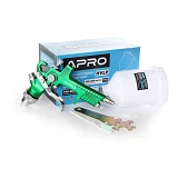 Краскораспылитель Apro 850032 HVLP 1.3мм в/б пластик 600мл                                          