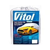 Тент автомобильный Vitol Hatchback 3XL 457х165х125мм серый