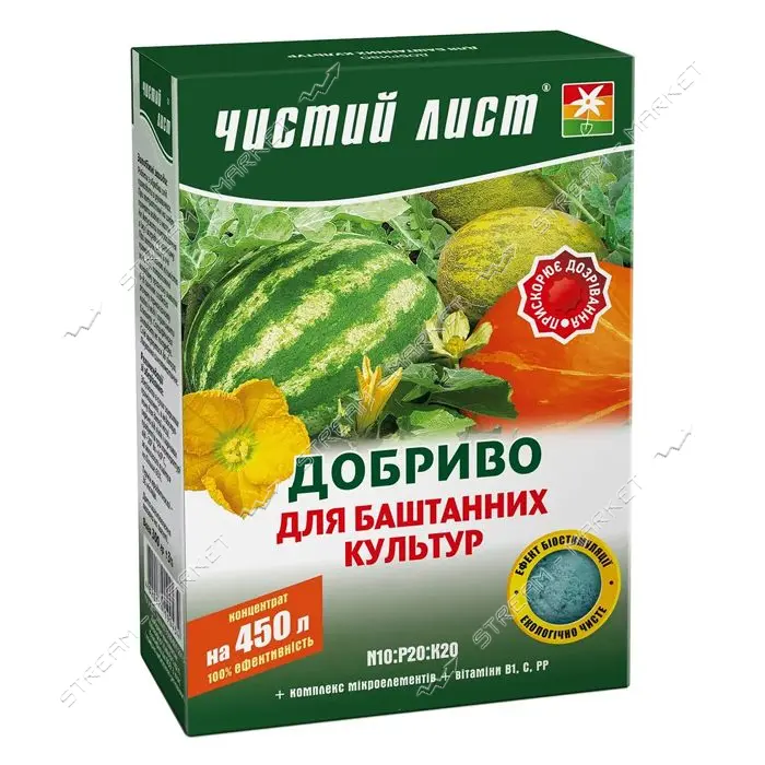 Удобрение кристаллическое для бахчевых культур Чистый Лист 300г