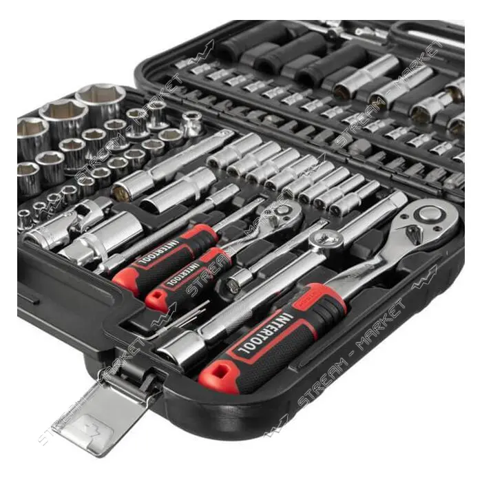 Набор инструментов Intertool ET-8111 1/2" 1/4" 111шт                                                