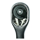 Рукоятка с трещоточной головкой Intertool ET-8001 с храповым механизмом 72 зуба 1/4" Cr-v