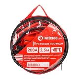 Пусковые провода Intertool AT-3040 200А до -40С 2.5м с чехлом