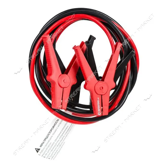 Пусковые провода Intertool AT-3045 500А до -40С 2.5м с чехлом                                       