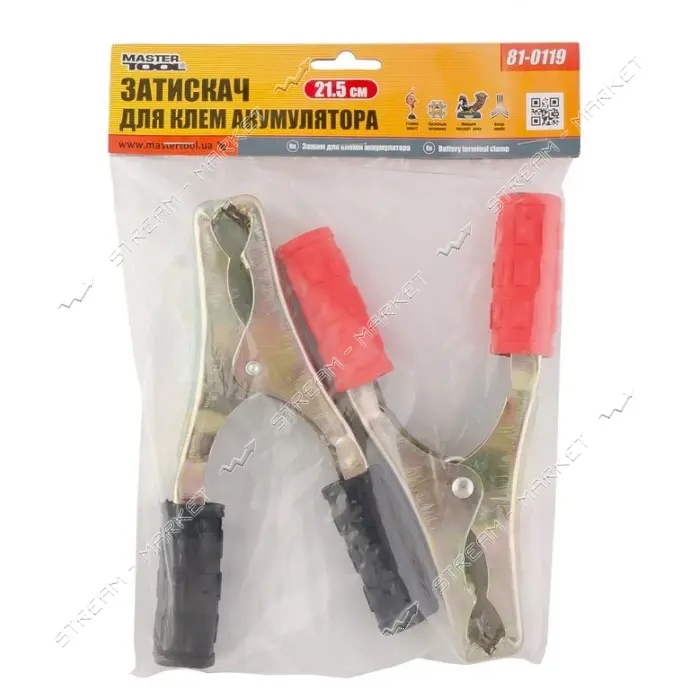 Зажим для клемм аккумулятора Mastertool 81-0119 21.5см                                              