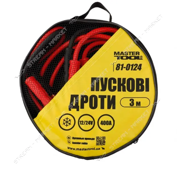 Провода пусковые Mastertool 81-0124 400А 3м                                                         