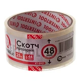 Скотч Intertool KT-0901 52мкм 48мм 25м прозрачный                                                   