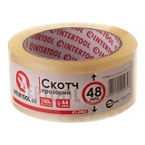 Скотч Intertool KT-0903 52мкм 48мм 100м прозрачный                                                  