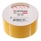 Скотч двухсторонний Intertool KT-0953 на полипропиленовой основе 50мм 25м                           