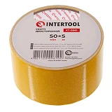 Скотч двухсторонний Intertool KT-0961 на тканевой основе 50мм 5м                                    