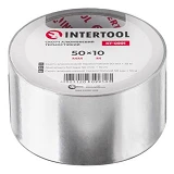 Скотч алюминиевый Intertool KT-0991 термостойкий 50мм 10м                                           
