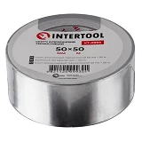 Скотч алюминиевый Intertool KT-0993 термостойкий 50мм 50м