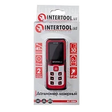 Дальномер лазерный Intertool MT-3084 цветной дисплей 40м                                            