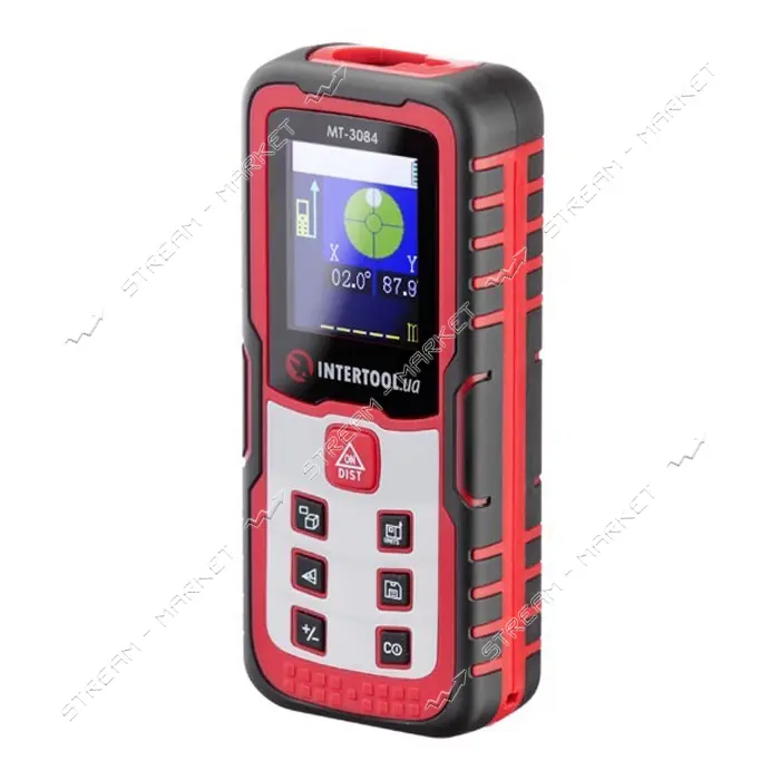 Дальномер лазерный Intertool MT-3084 цветной дисплей 40м                                            