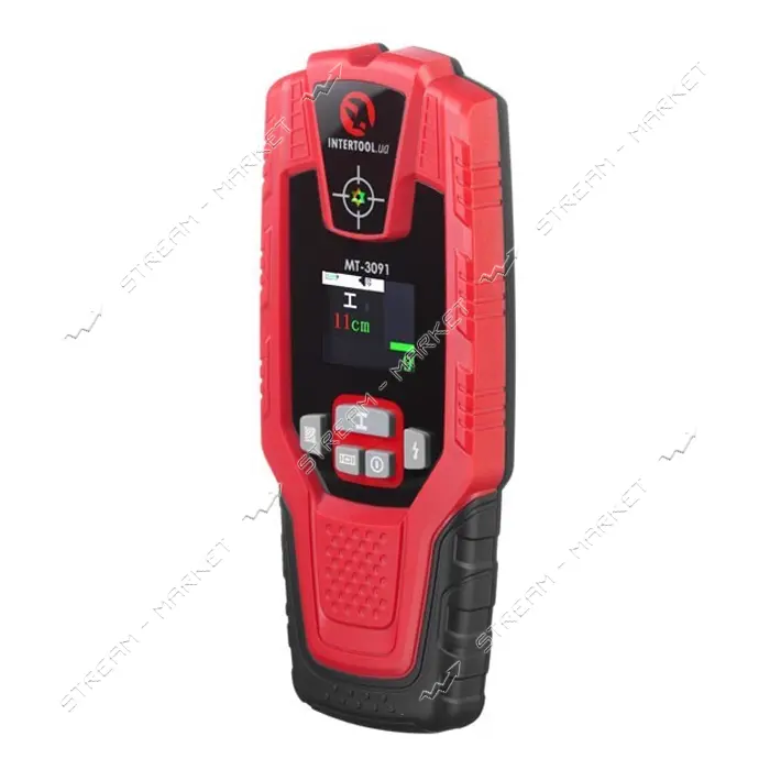 Детектор проводки Intertool MT-3091 максимальная глубина 10см цветной дисплей