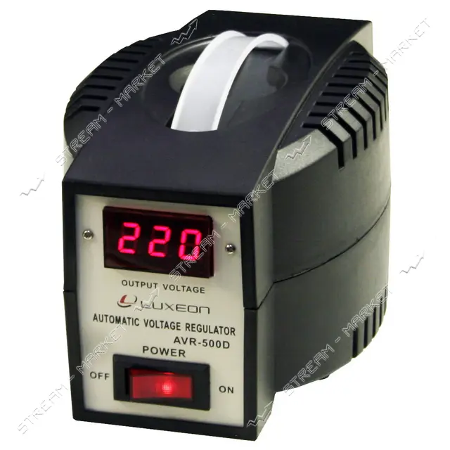 Стабилизатор напряжения Luxeon AVR-500D черный