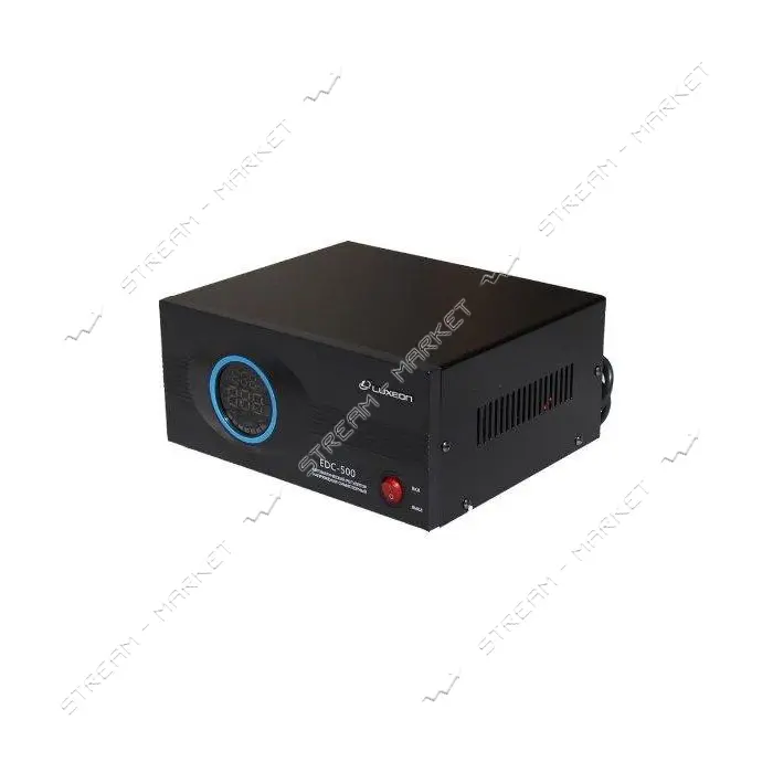 Стабилизатор напряжения Luxeon релейный тип EDC-500 черный                                          