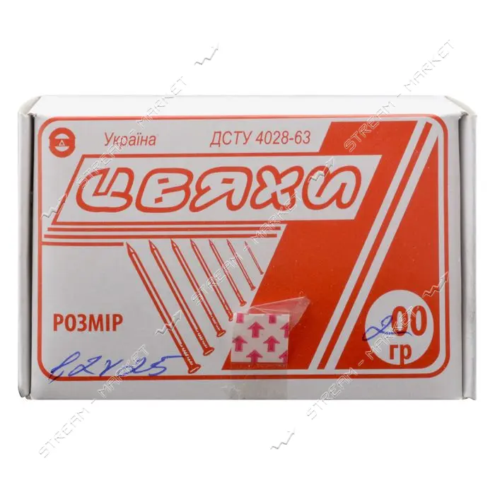 Гвоздь 1.2х25 200г