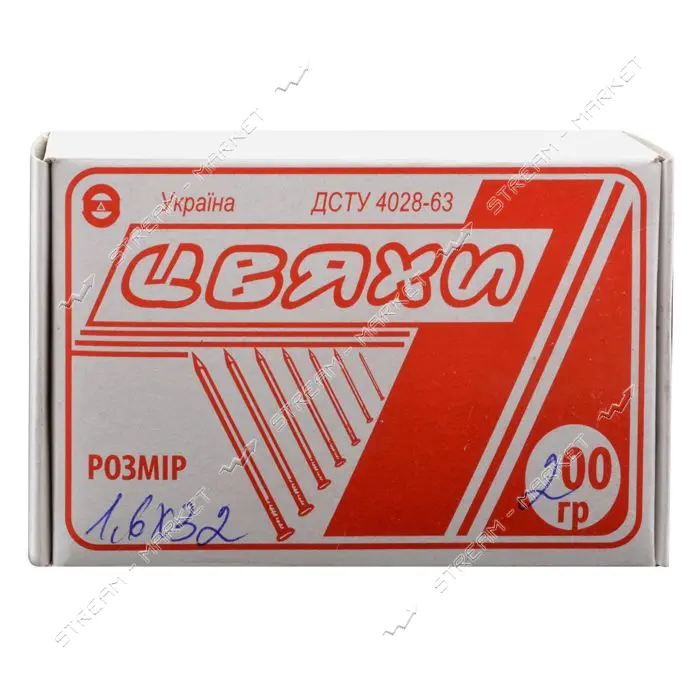 Гвоздь 1.6х32 200г                                                                                  