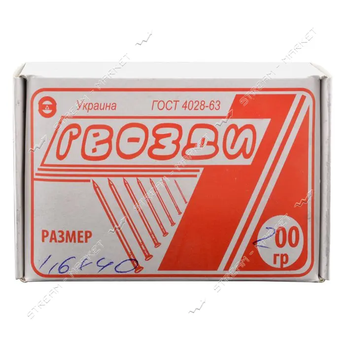 Гвоздь 1.6х40 200г                                                                                  