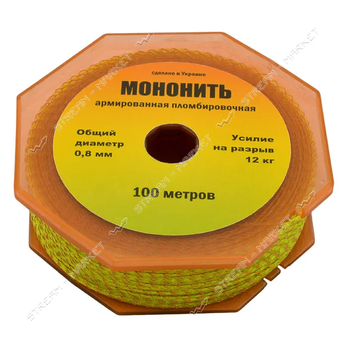 Мононить армированная пломбировочная d0.8мм 100м                                                    