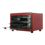 Духовка Asel 1300Вт 33л таймер цвет красный