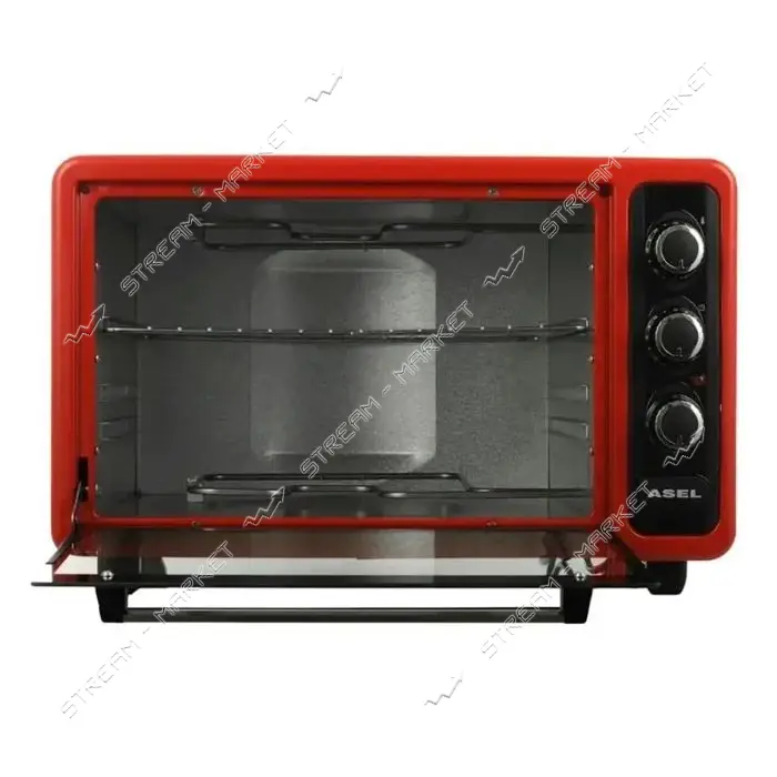 Духовка Asel 1300Вт 40л таймер красный                                                              