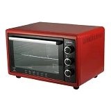 Духовка Asel 1500 Вт 50 л таймер цвет красный
