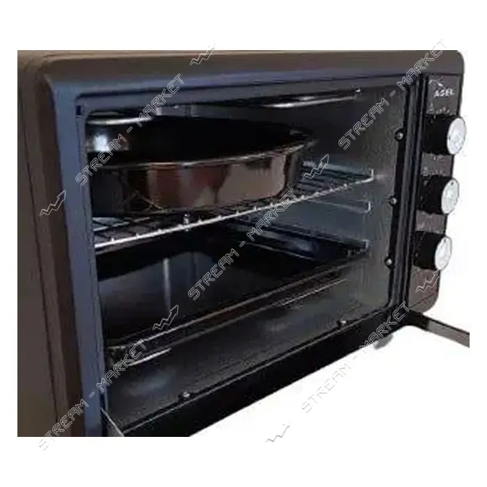 Духовка Asel 1500 Вт 50 л таймер цвет черный                                                        