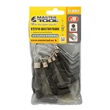 Ключи шестигранные Mastertool 75-0954 CrV 1.5-10мм L38-60мм 10шт
