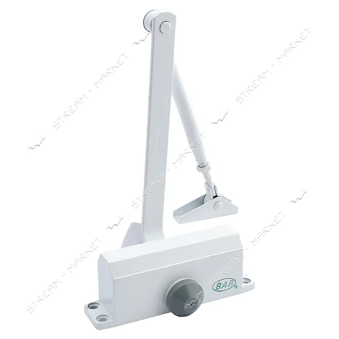 Доводчик дверной 45-75кг нагрузка 45-75кг белый                                                     