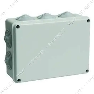 Коробка распределительная наружного монтажа 255х200х80 с резинками IP65