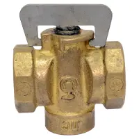 Кран газовый пробковый d20мм                                                                        