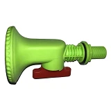 Душ комплект WaterPro SV-02 пластик 1/2" салатовый                                                  