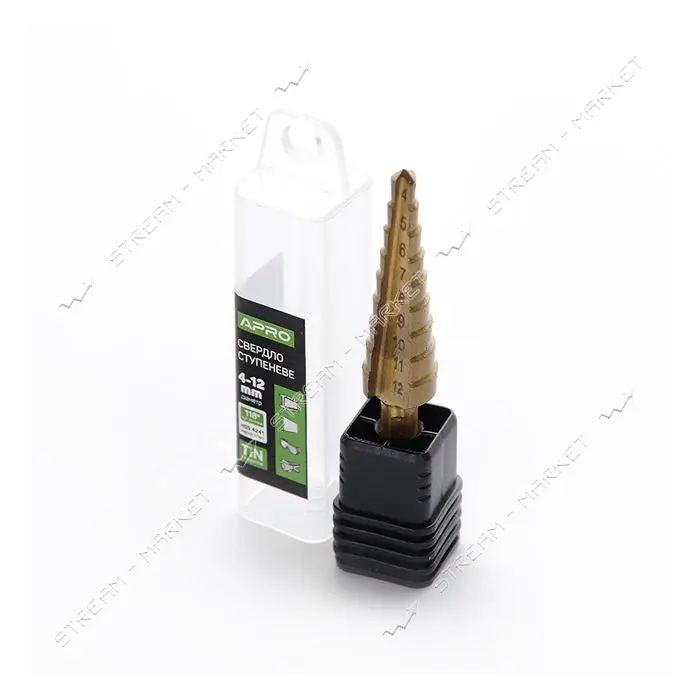 Сверло ступенчатое Apro 830291 4-12мм                                                               