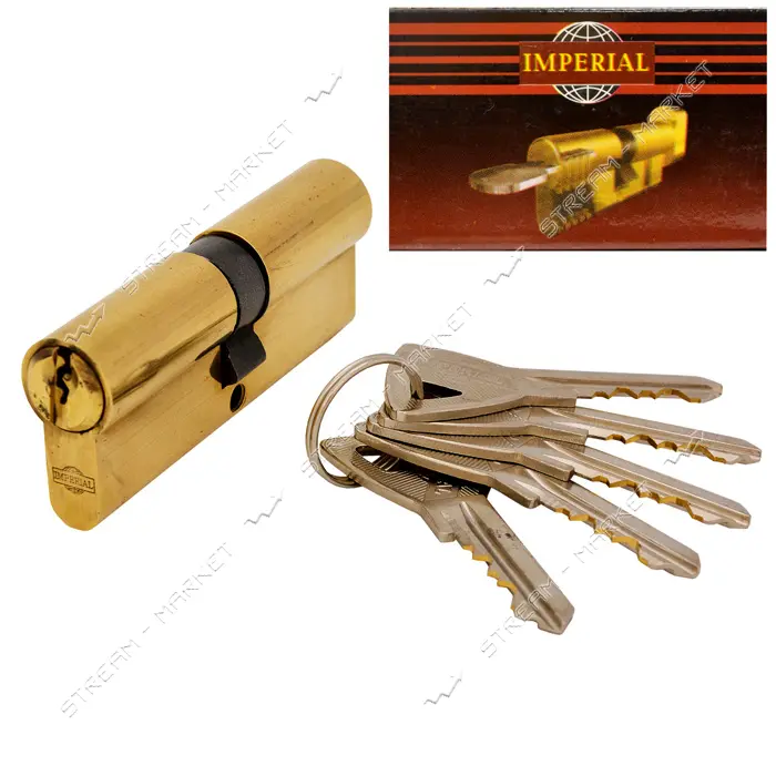Секрет латунный Imperial N90 45/45РВ ключ/ключ 5 английских ключей