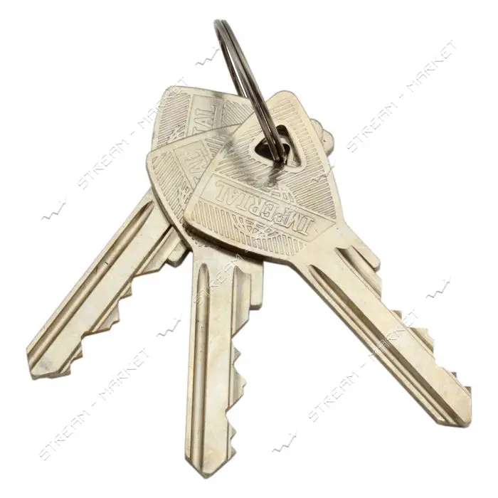 Секрет латунный Imperial N60 30/30РВ английский ключ/ключ 3 ключа золото