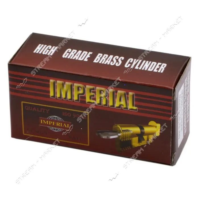 Секрет латунный Imperial N60 30/30РВ английский ключ/ключ 3 ключа золото