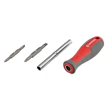 Отвертка с двухсторонними сменными насадками Intertool VT-3341 6 в 1