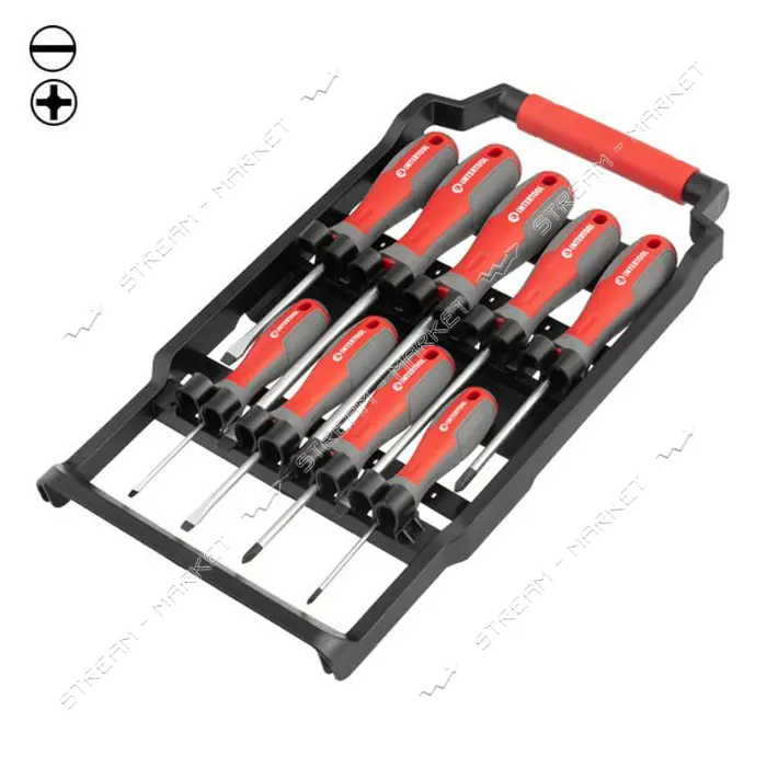 Набор точных отверток Intertool VT-3349 9шт                                                         