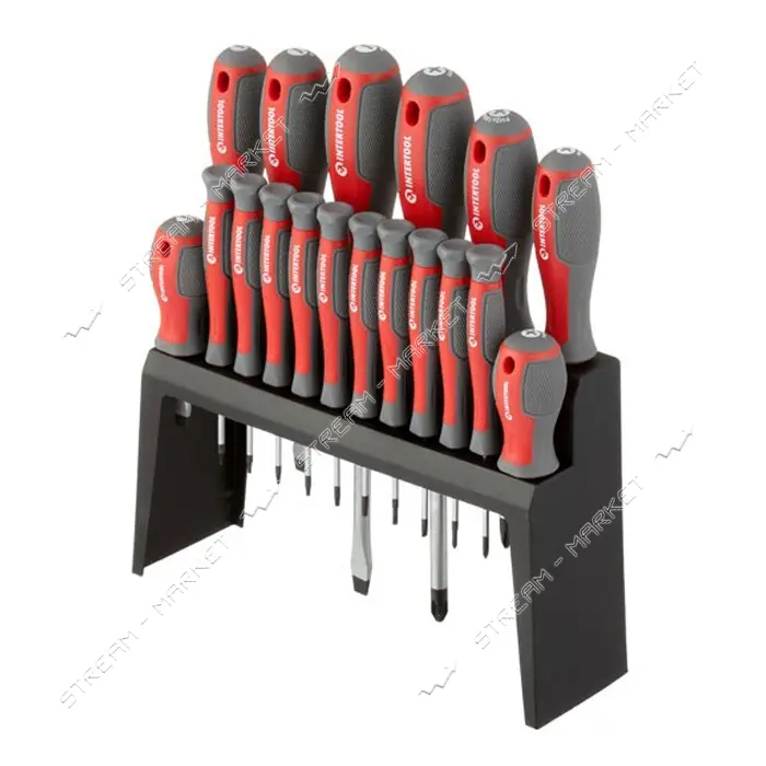Набор точных отверток Intertool VT-3350 18шт