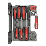 Набор отверток с комплектом насадок Intertool VT-3352 51шт