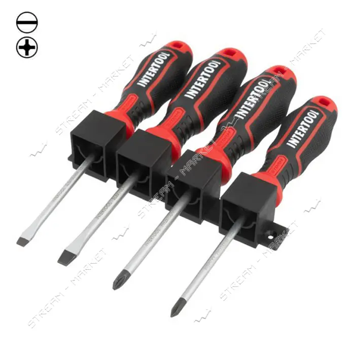 Набор отверток Intertool VT-3434 4шт
