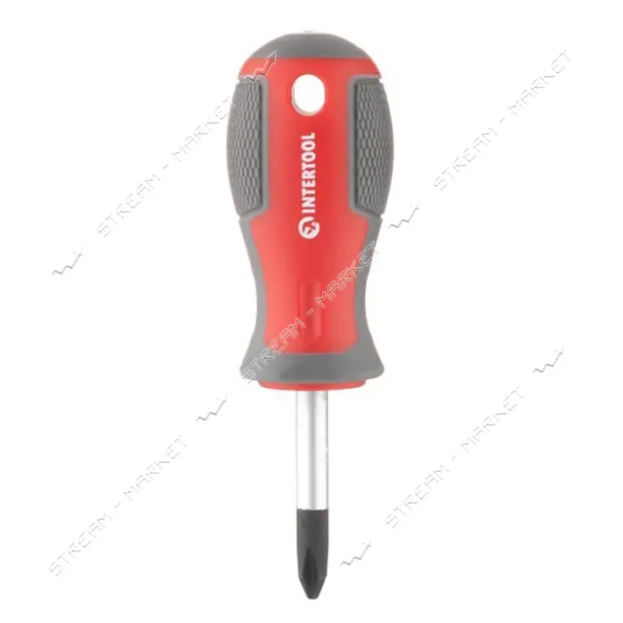 Отвертка крестовая Intertool VT-3319 PH2x38мм CR-V