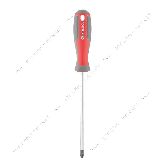 Отвертка крестовая Intertool VT-3322 PH2x150мм CR-V
