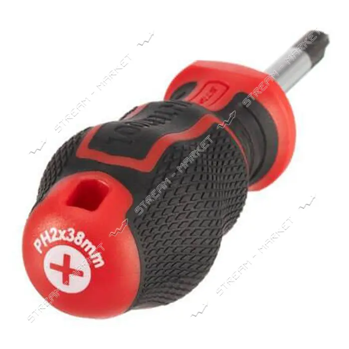 Отвертка крестовая Intertool VT-3419 PH2x38мм S2 Storm                                              