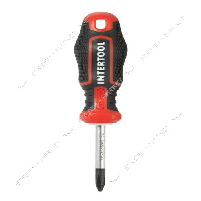 Отвертка крестовая Intertool VT-3419 PH2x38мм S2 Storm                                              