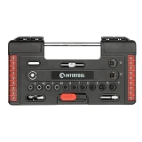 Набор отверточных насадок и головок с трещеткой Intertool VT-3657 Storm 57шт